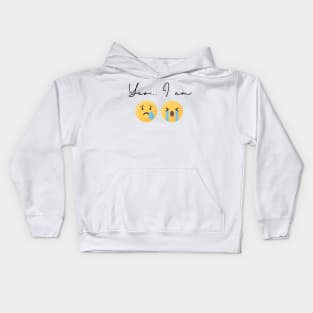 Emoji People" collection Kids Hoodie